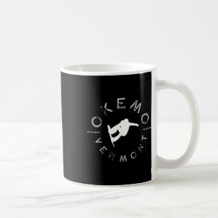 Okemo Mountain Vermont Graphic Vintage Snowboard T Coffee Mug