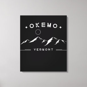 Okemo Vermont Mountain Canvas Print