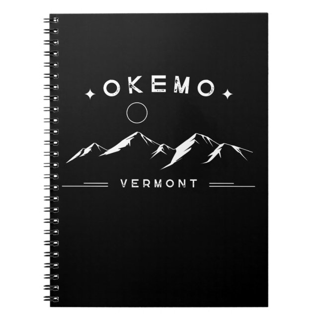 Okemo Vermont Mountain Notebook (Front)