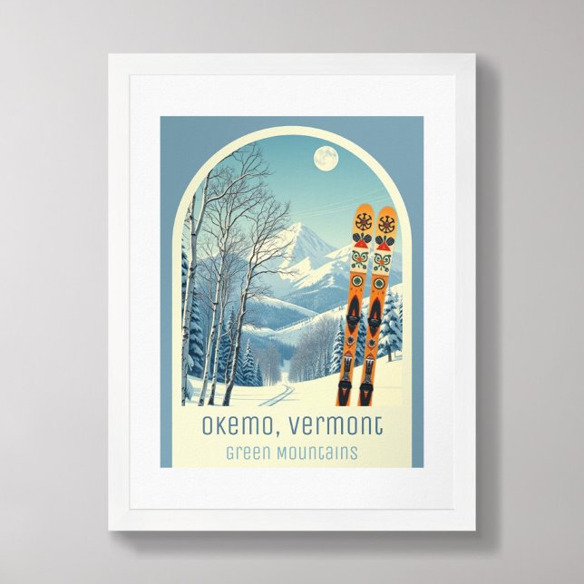 Okemo Vermont ski resort mountain Poster (Creator Uploaded)