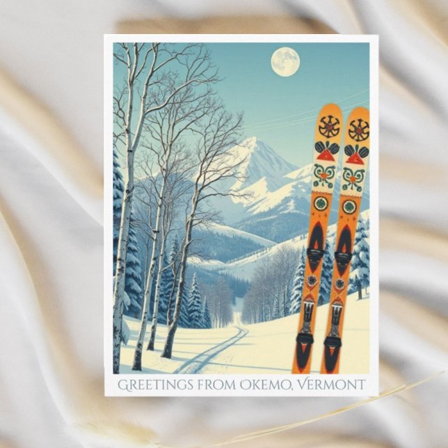 Okemo Vermont ski vacation Postcard (Creator Uploaded)