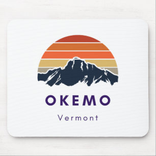 Okemo Vermont Skiing Snowboarding Hikers Gifts For Mouse Mat