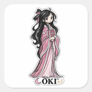 OKI™ Moon Girl Original Character Sticker