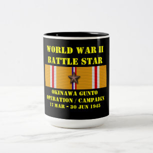 Okinawa Gunto Operation Campaign Two-Tone Coffee Mug