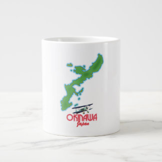 Okinawa Japan travel map Large Coffee Mug