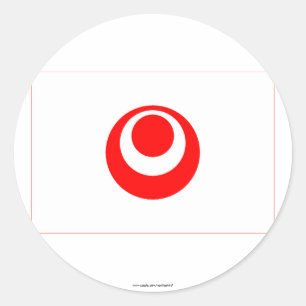 Okinawa Prefecture Flag Classic Round Sticker