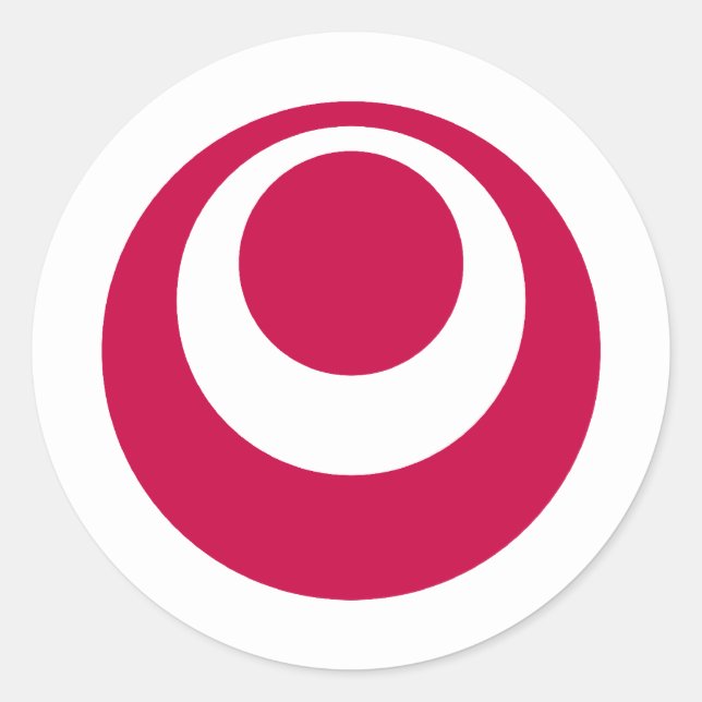 Okinawa Prefecture, Japan Classic Round Sticker (Front)