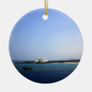 Okinawa Sea and Sky Ceramic Tree Decoration