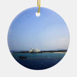 Okinawa Sea and Sky Ceramic Tree Decoration