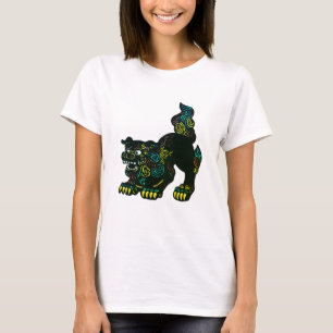 Okinawa Shisa Protector from Evil Ladies T-Shirt