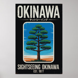 Okinawa Sightseeing Vintage Poster
