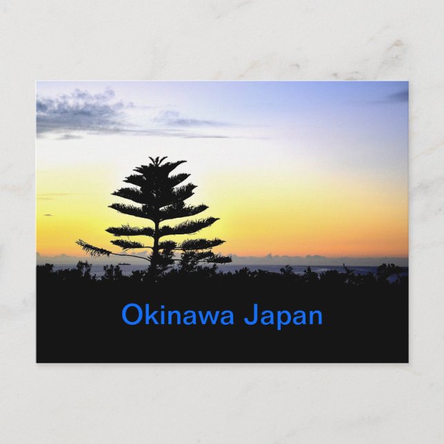 Okinawa Sunset Postcard (Front)