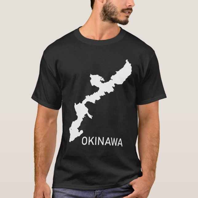 Okinawa T-Shirt (Okinawa Map) Men's T-Shirt (Front)