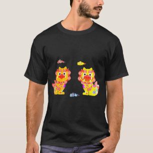 Okinawa Twin Shisa シーサー 沖縄 T-Shirt