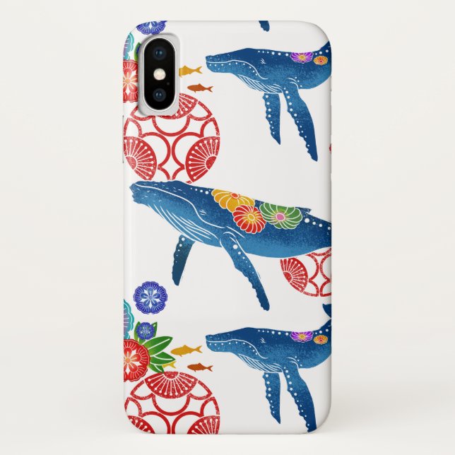okinawan bingata style pattern art Case-Mate iPhone case (Back)