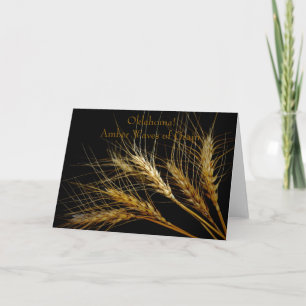 Oklahoma! Amber Waves of Grain Card