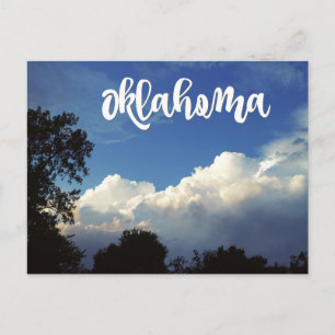 Oklahoma Blue Sky With Clouds Postcard