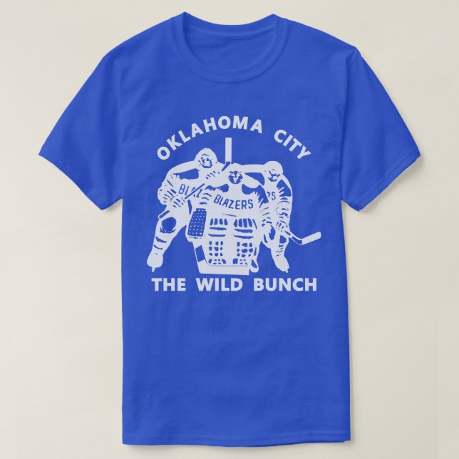 Oklahoma City Blazers Wild Bunch 197475  1 T-Shirt (Design Front)