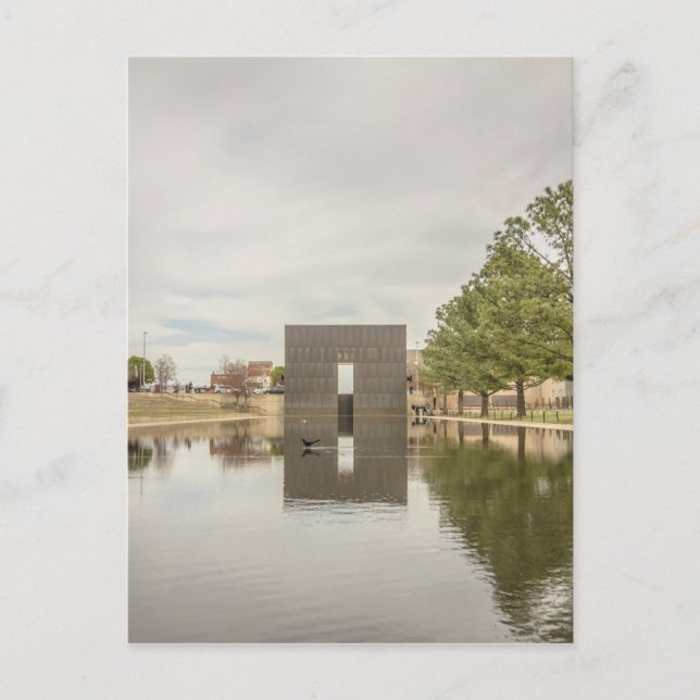 oklahoma city bombing memorial postcard (Front)