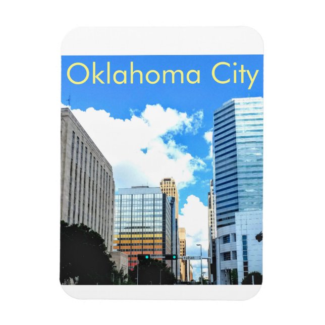 Oklahoma city magnet (Vertical)