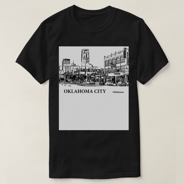 Oklahoma City Oklahoma  5 T-Shirt (Design Front)
