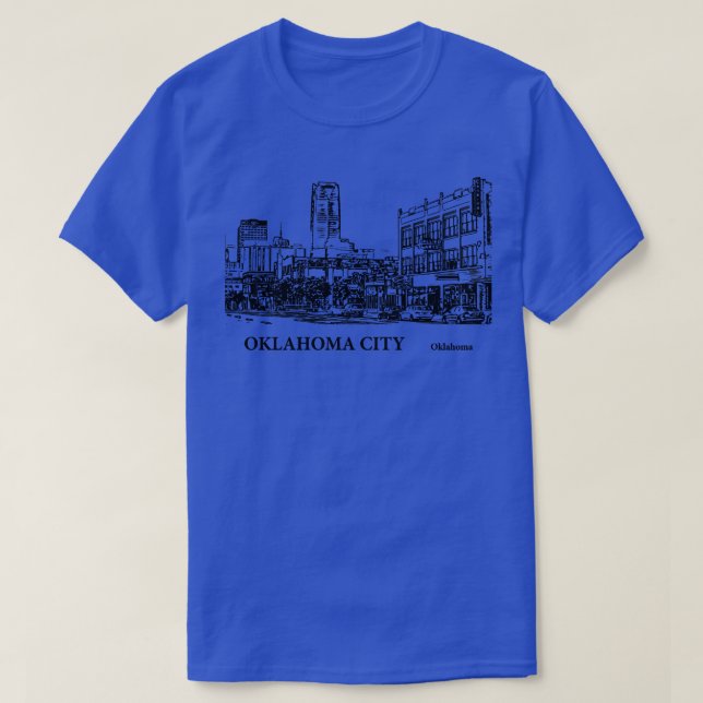Oklahoma City Oklahoma  6 T-Shirt (Design Front)
