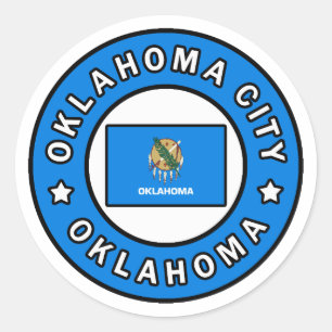 Oklahoma City Oklahoma Classic Round Sticker