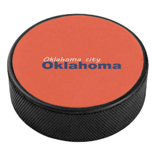 Oklahoma City, Oklahoma Hockey Puck