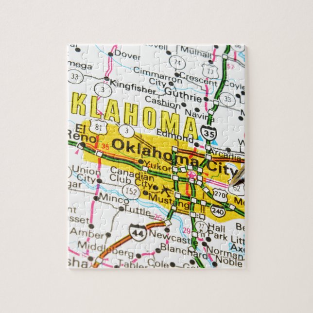 Oklahoma City, Oklahoma Jigsaw Puzzle (Vertical)