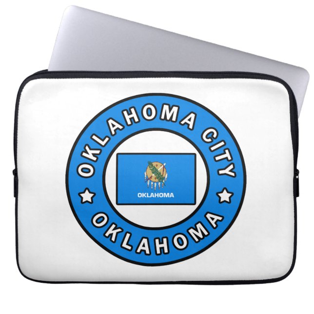 Oklahoma City Oklahoma Laptop Sleeve (Front)