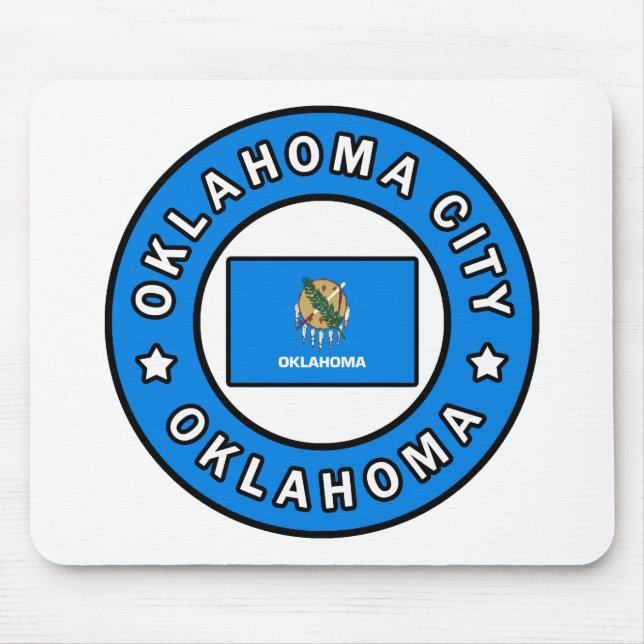 Oklahoma City Oklahoma Mouse Mat (Front)