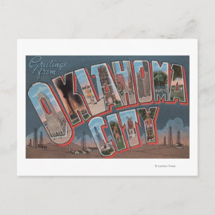 Oklahoma City, Oklahoma (Oil Fields) Postcard