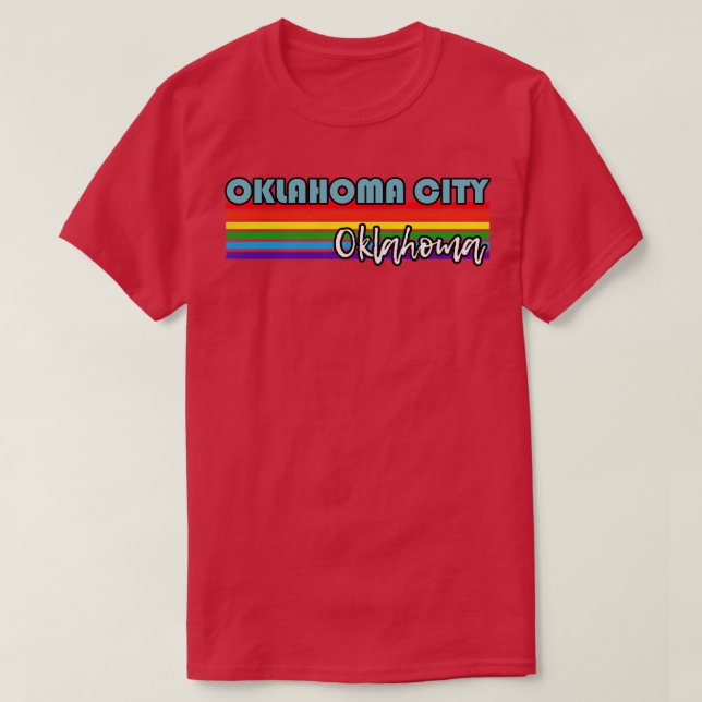 Oklahoma City Oklahoma Pride  Oklahoma City LGBT G T-Shirt (Design Front)