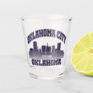 Oklahoma City,Oklahoma Shot Glass