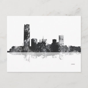 OKLAHOMA CITY, OKLAHOMA SKYLINE POSTCARD
