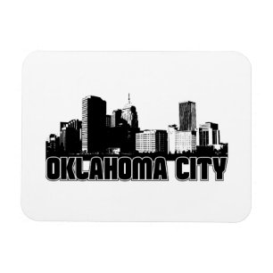 Oklahoma City Skyline Magnet