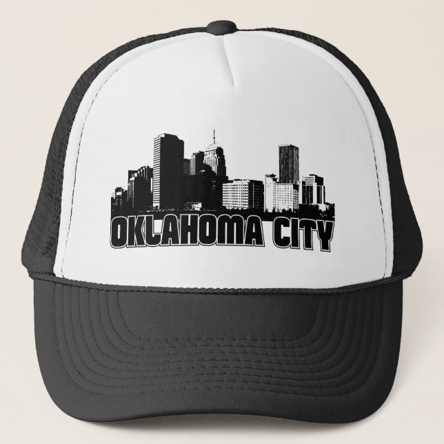 Oklahoma City Skyline Trucker Hat (Front)