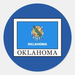 Oklahoma Classic Round Sticker