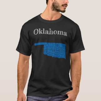 Oklahoma Counties & Interstates T-Shirt