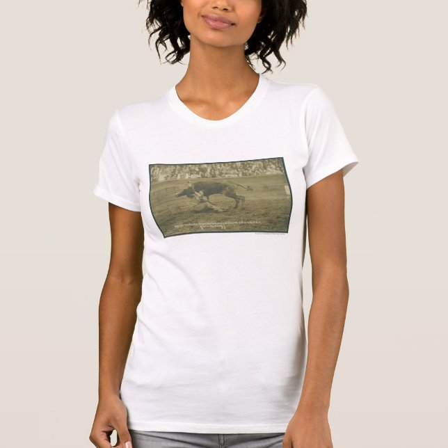 Oklahoma Culy bulldogging. T-Shirt (Front)