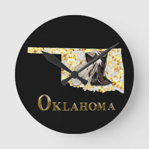 OKLAHOMA DREAM! ROUND CLOCK