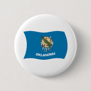 Oklahoma Flag Button