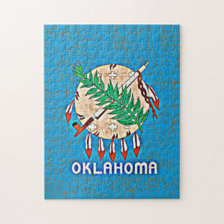 OKLAHOMA FLAG JIGSAW PUZZLE