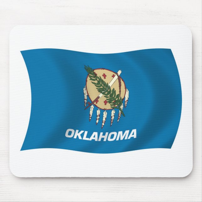 Oklahoma Flag Mousepad (Front)
