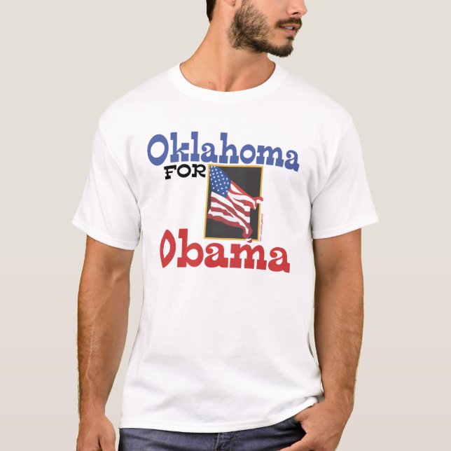 Oklahoma for Obama T-shirts (Front)