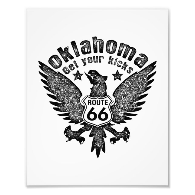 Oklahoma Get Your Kick Photo Print (Front)