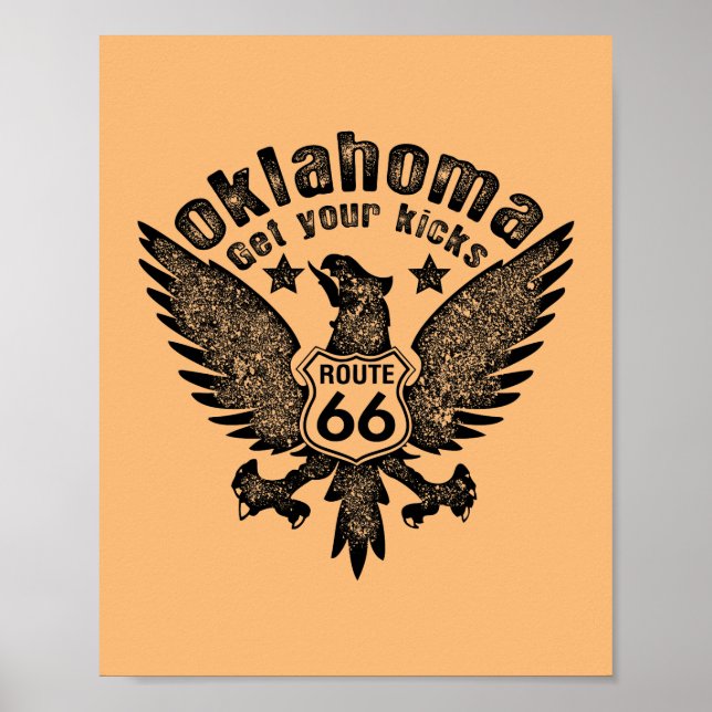 Oklahoma Get Your Kick Poster (Front)