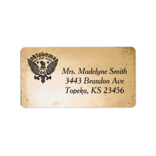 Oklahoma Get Your Kicks Label
