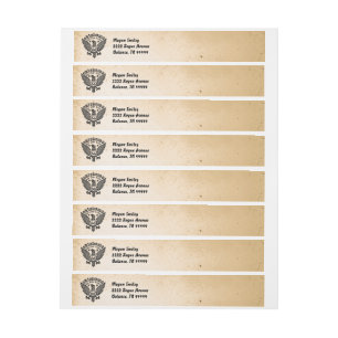 Oklahoma Get Your Kicks Route 66 Wrap Around Label