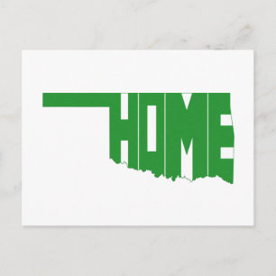 Oklahoma HOME State Postcard
